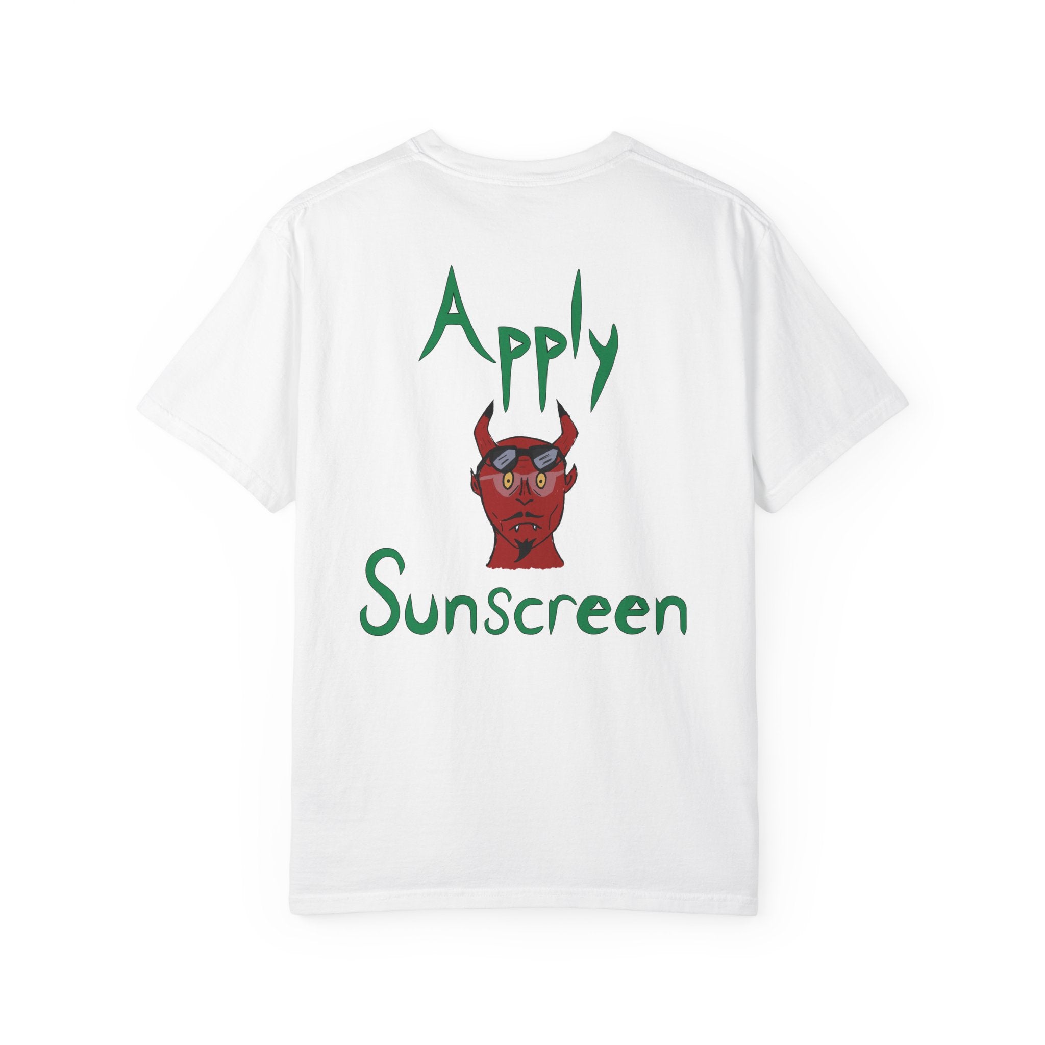 Apply Sunscreen T-Shirt — Funny Devil Graphic Tee