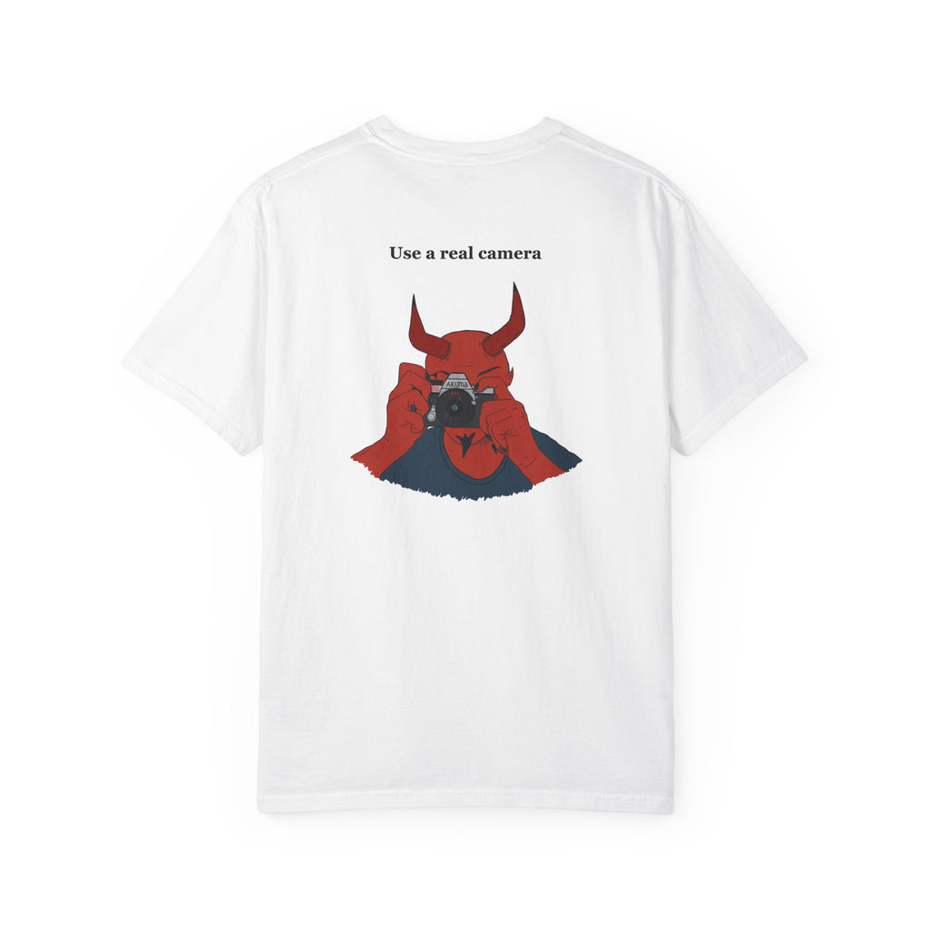Use a Real Camera Tee | Vintage Photographer Graphic T-Shirt