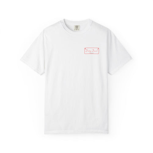 Cup of Joe illustration T-Shirt | tattooed arm holding coffee | Original Artist