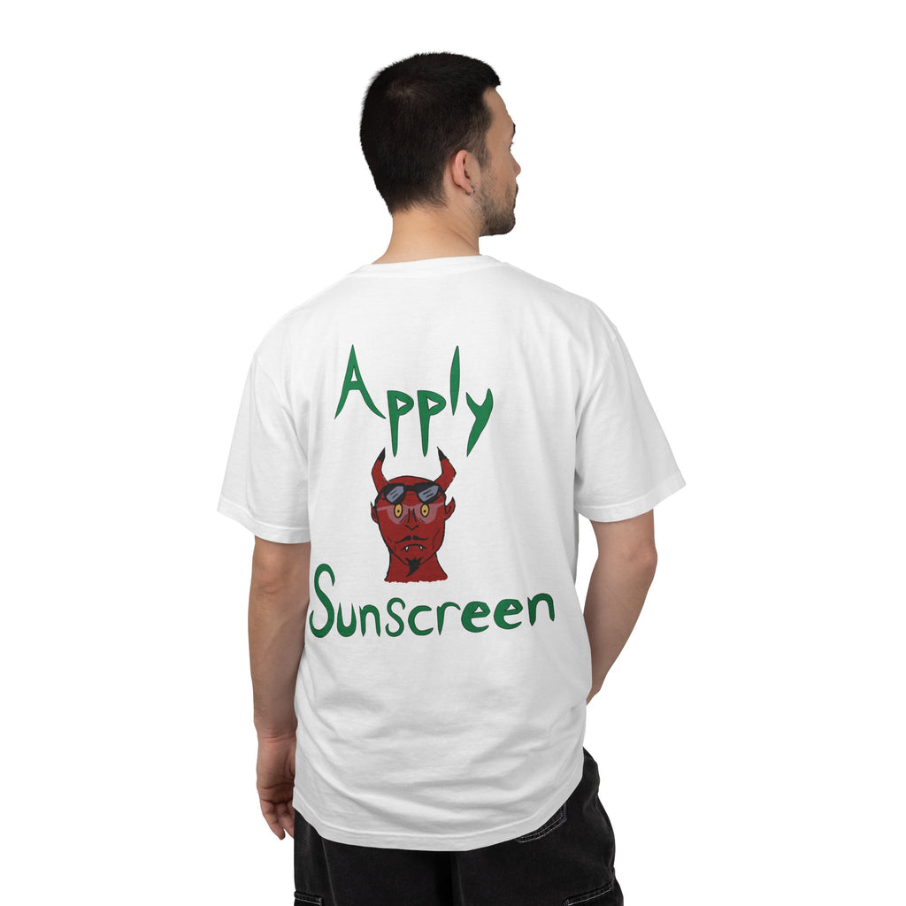 Apply Sunscreen T-Shirt — Funny Devil Graphic Tee
