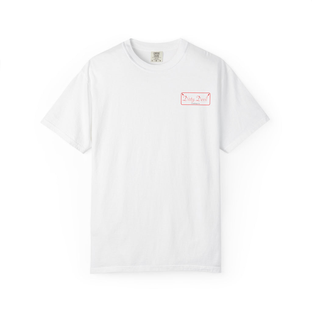 T-Shirt — “My First Rodeo” Devil Cowboy Graphic Tee