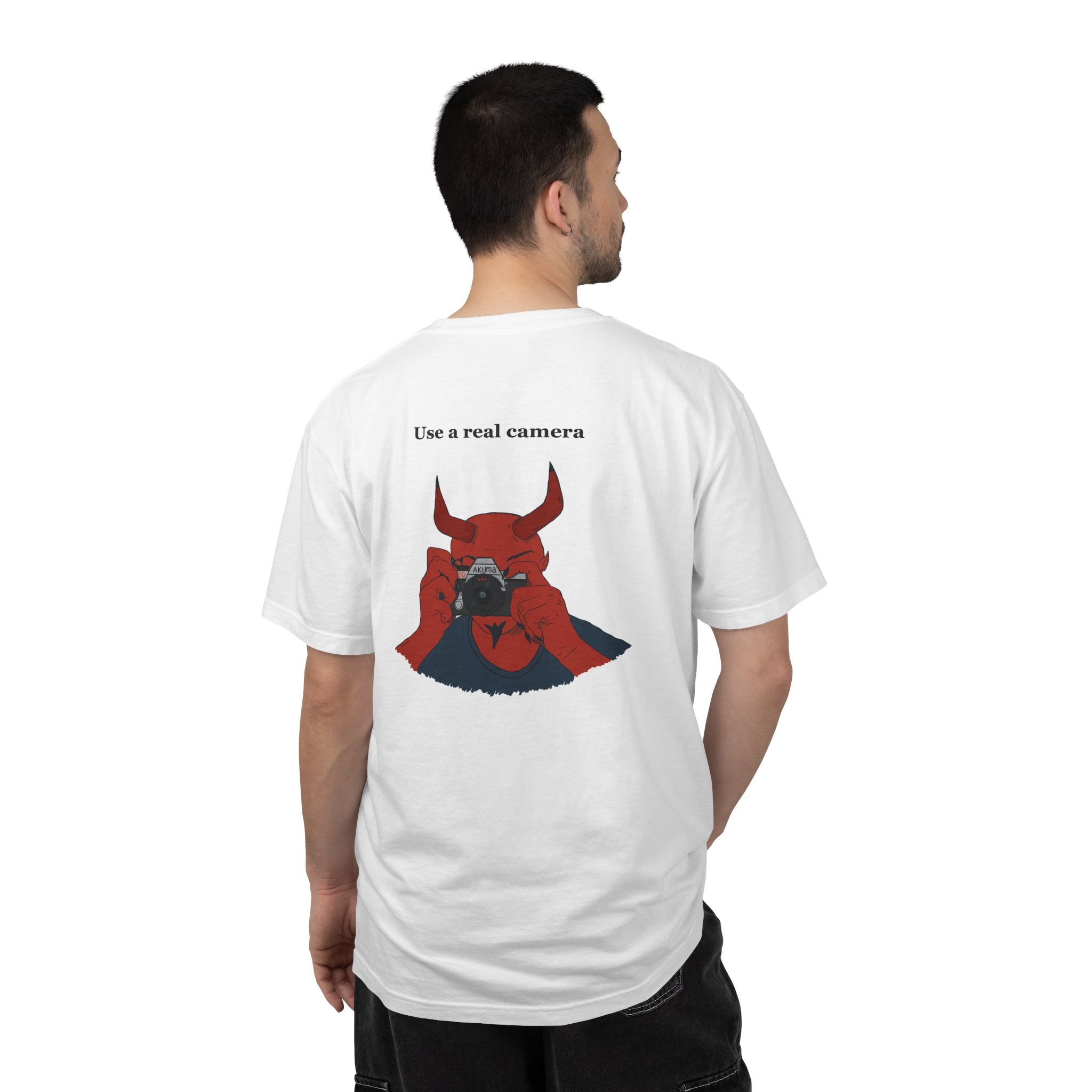 Use a Real Camera Tee | Vintage Photographer Graphic T-Shirt